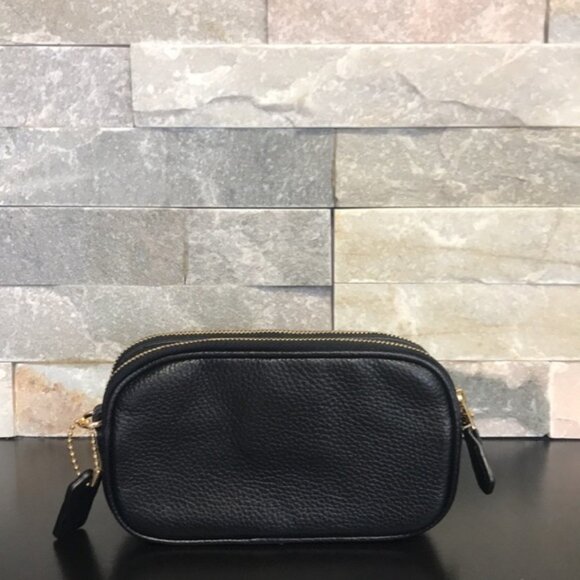 Coach Leather Double Zip Wallet - Picture 6 of 7